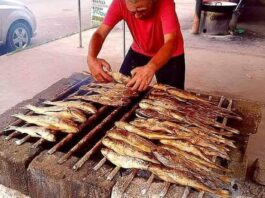 Lisas tatemadas : pescado tradicional de la costa