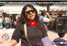 Padres y madres de familia agradecen a Beatriz Estrada y Miguel Ángel Navarro, por el gran festejo dedicado a sus hijas e hijos