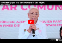 Se reciben apoyos en El Jaral municipio de Jala Nayarit.