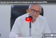 Reunión del grupo estatal de emergencia en salud animal GEESA